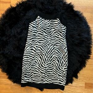 Taiga zebra print dress